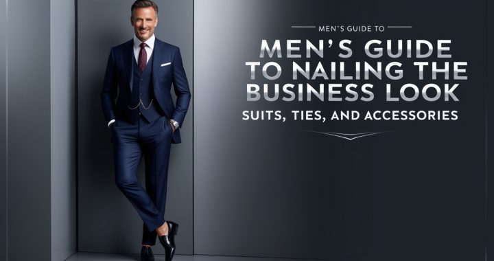 Men’s Guide to Nailing the Business Formal Look: Suits, Ties, and Accessories